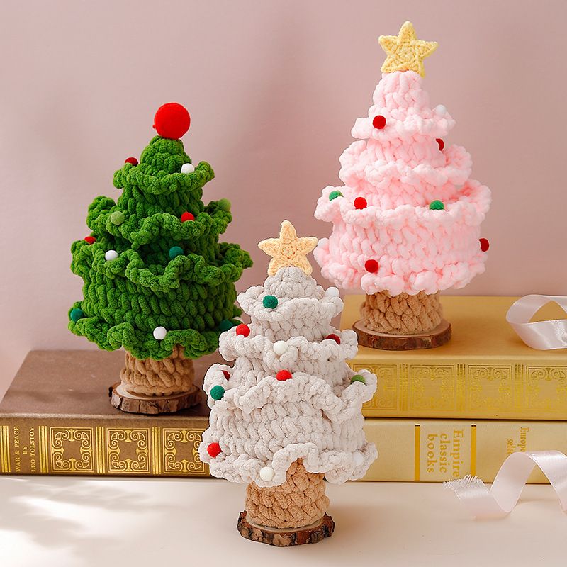 Christmas,Handmade cotton woven Christmas tree - Christmas gifts - Decorations - Holiday creative gifts